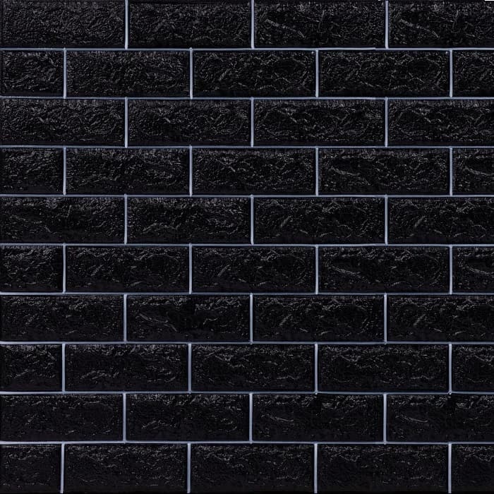 Топлоизолационно самозалепващо пано Cultural Wall 70x77x0,8см черно/бяло 