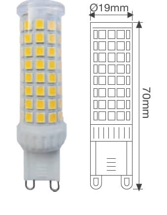 LED крушка Vitoone G9 8W 4000K 