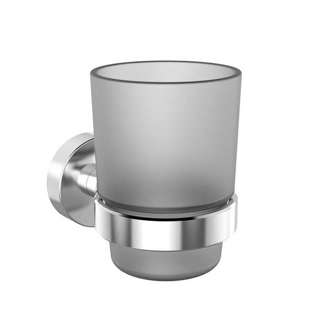 Чаша за четки за зъби Makena Round хром