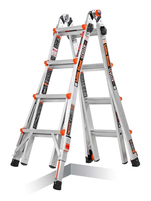 Телескопична алуминиева стълба Little Giant Leveler M17 4х4 стъпала 