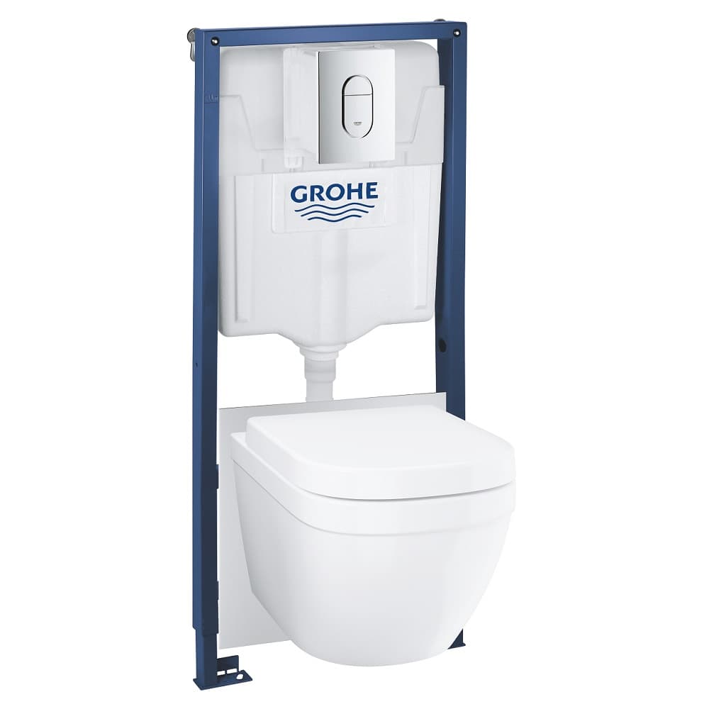 Структура за вграждане с конзолна тоалетна Grohe Solid 39536000