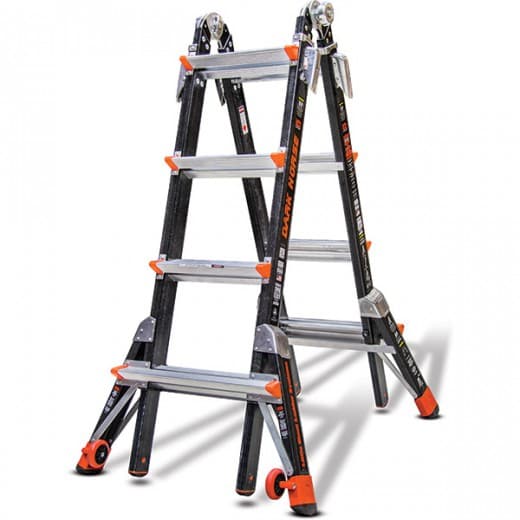 Телескопична стълба от фибростъкло  Little Giant Dark Horse M17 / 4х4 стъпала  