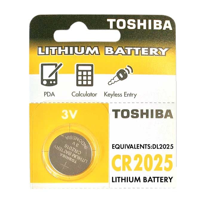 Литиева батерия копче Toshiba CR2025 / 3V