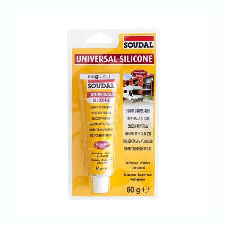 Универсален силикон Soudal бял 60г