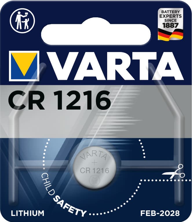 Литиева батерия Varta CR 1216 Electronics Lithium 3V