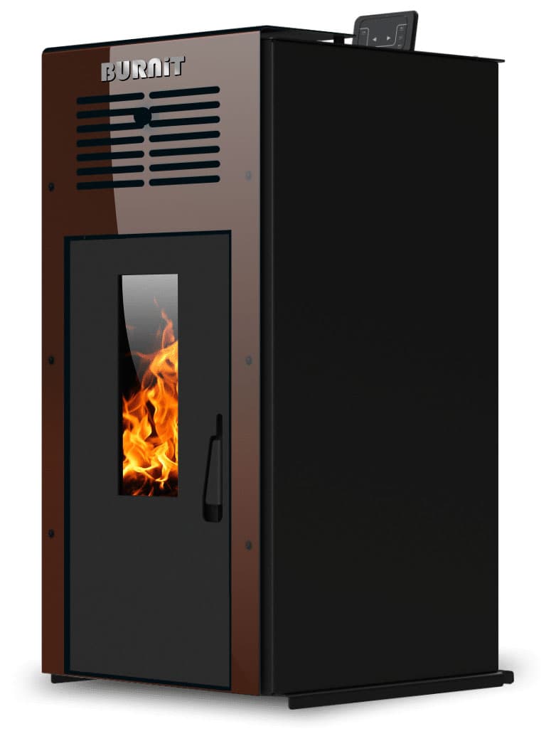 Пелетна камина Burnit Ambient 10 суха / Кафява 10 kW