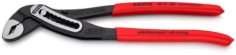 Раздвижни клещи Alligator Knipex 88 01 250 черни 250mm