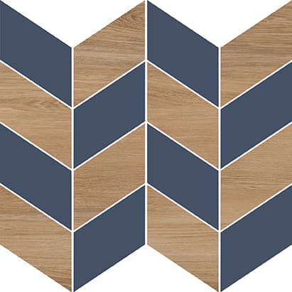 Стенни декоративни плочки Love You Navy Full Mosaic Satin ND1034-004 / 29x29см