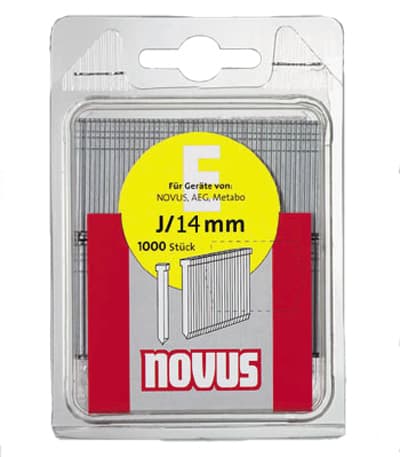 Гвоздеи за такер тип J Novus 1.2х14 мм / 1000 броя