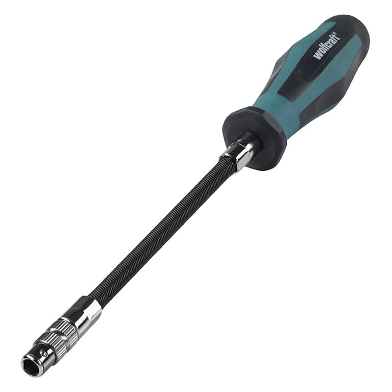 Отвертка държач за битове Wolfcraft гъвкава 1/4''x289мм