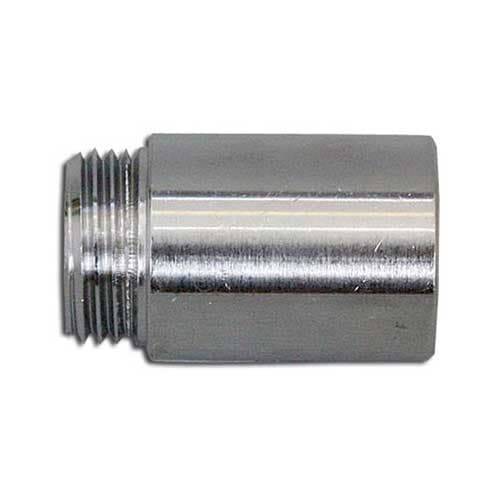Дебелостенен месингов удължител Ths Thermostyle хром 3/8" х 20мм 