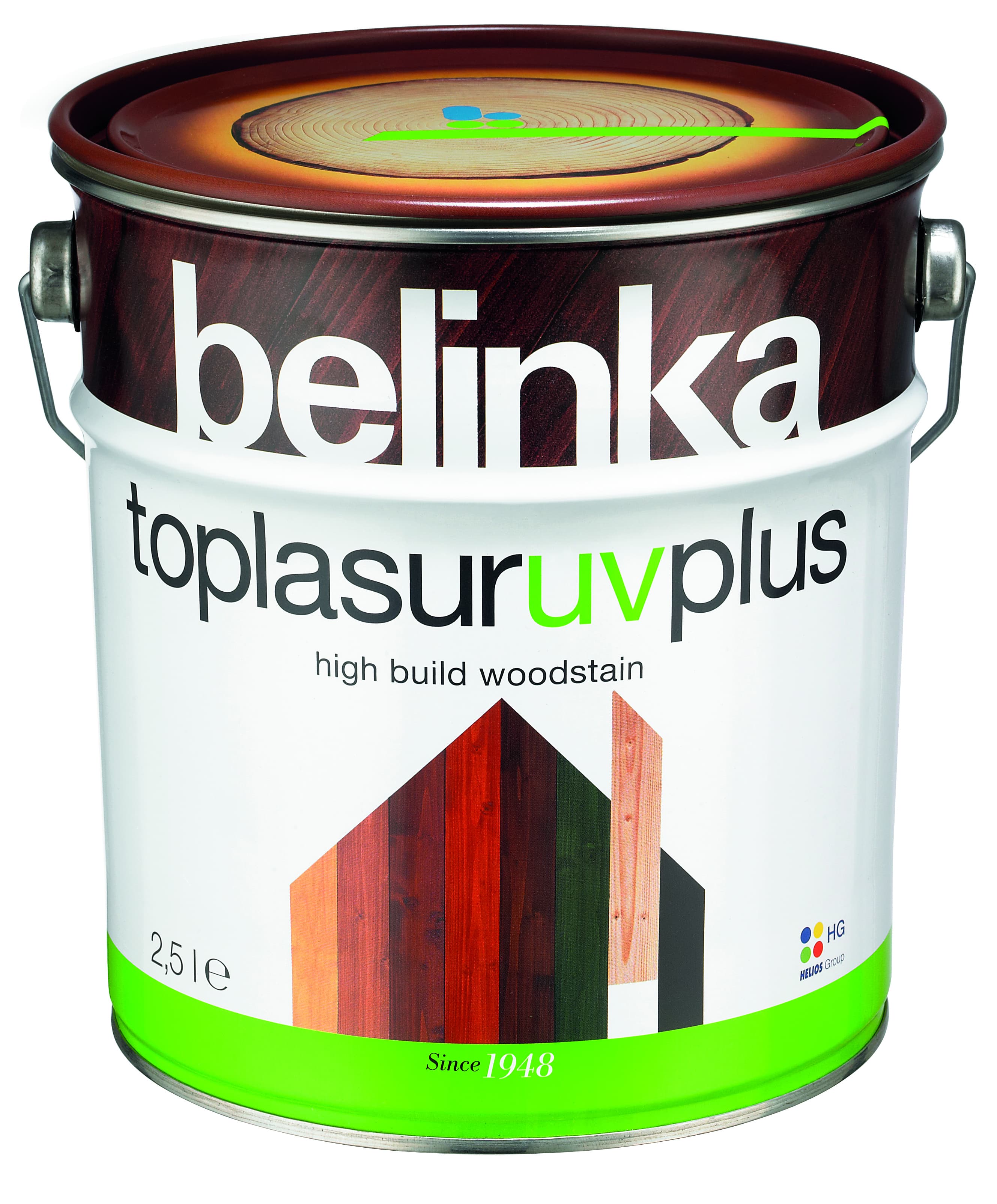 Лазурен лак за дърво Belinka Toplasur UV Plus графитено сиво 2,50 л
