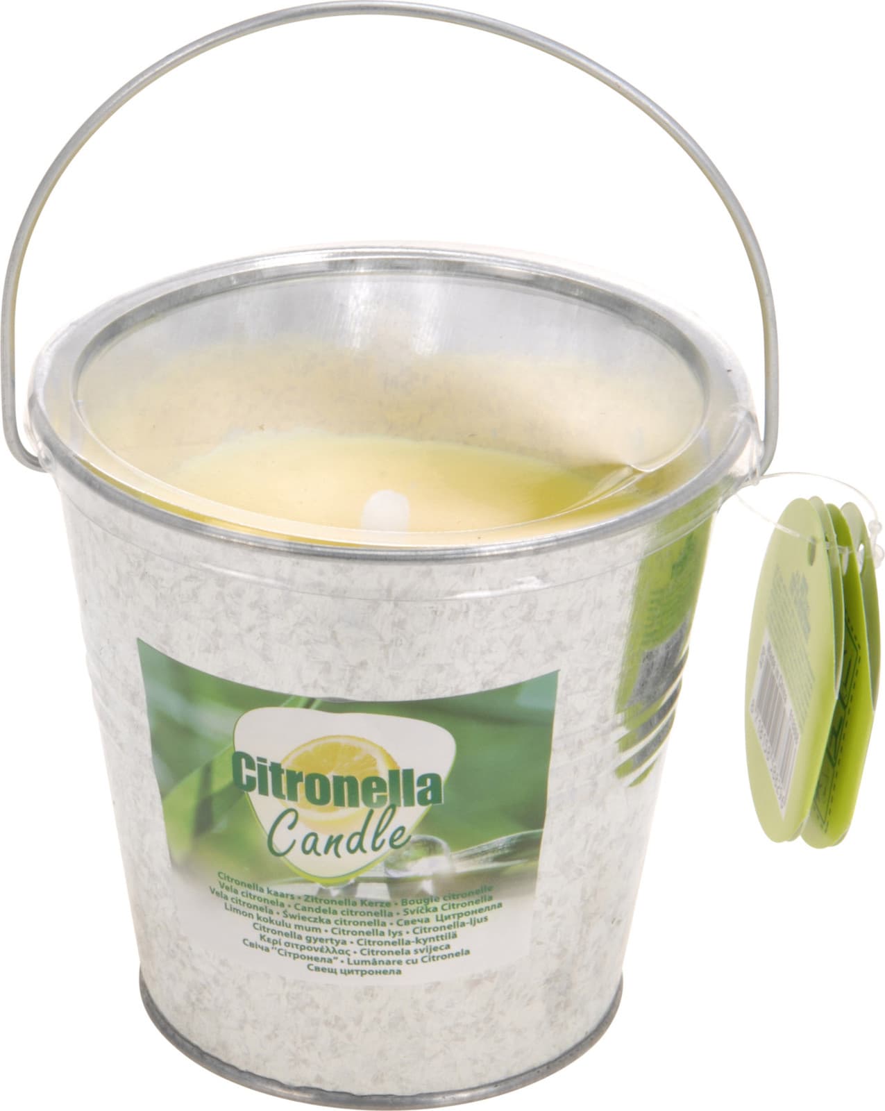 Свещ в метална кофичка Citronella 10см