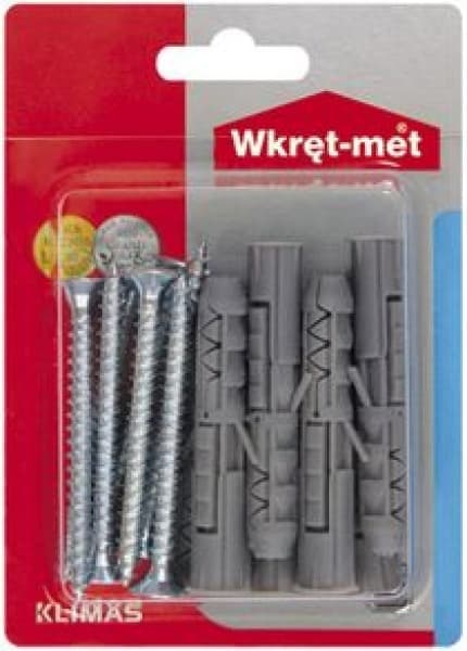Дюбел за бетон с винт фрезенк WM/BKR 8/4x60мм / 10 броя