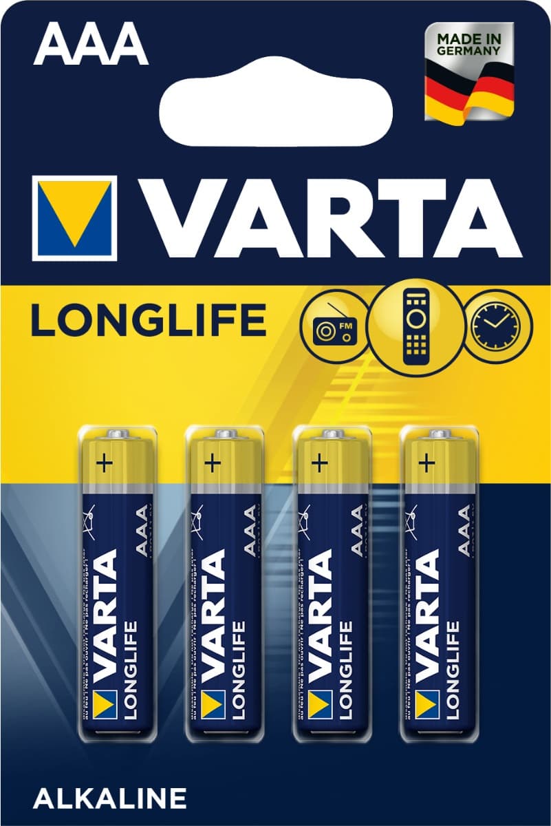 Батерии Varta Longlife 4103 AAA / 4 броя