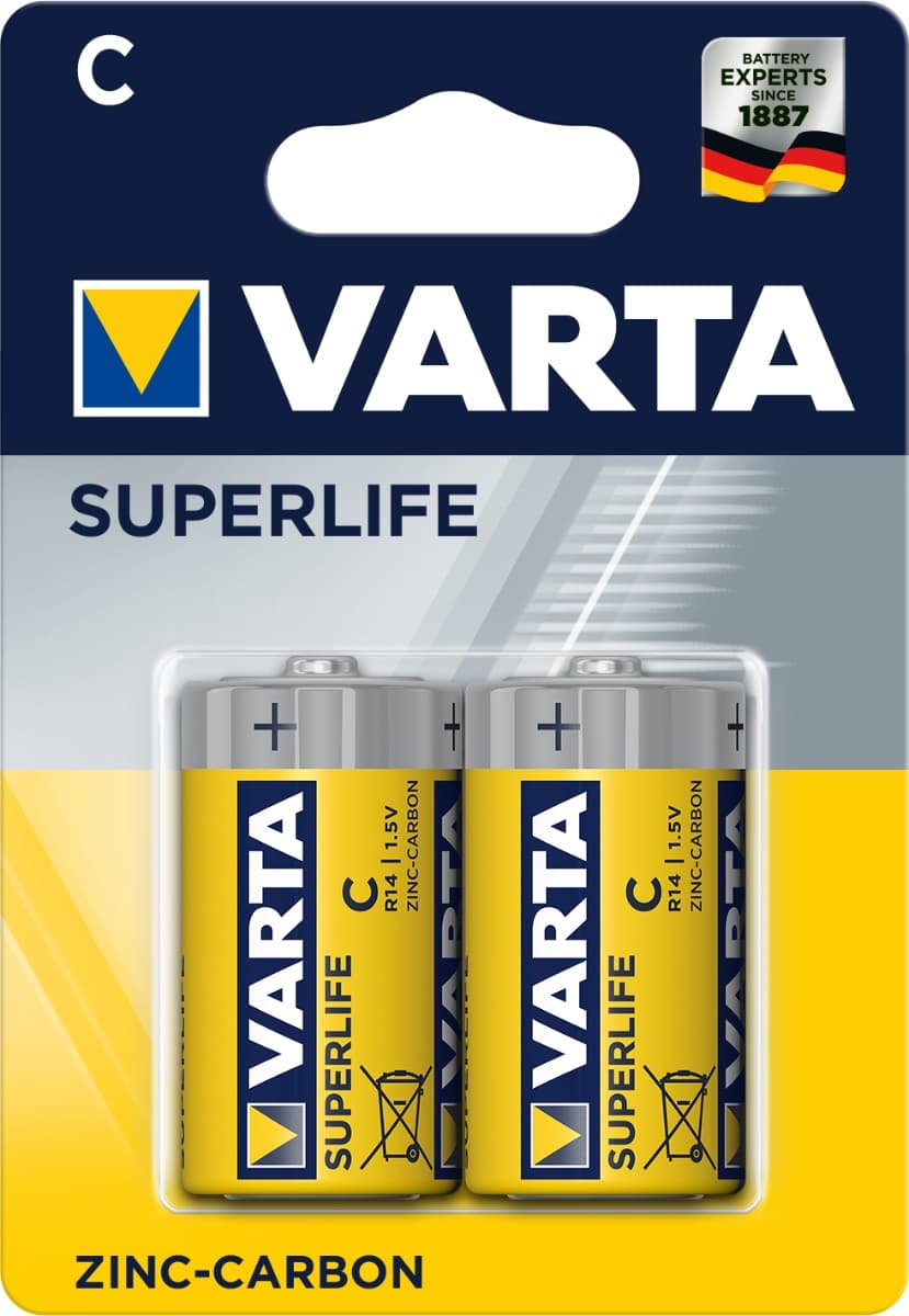 Батерии Varta Superlife 2014 C / 2 броя
