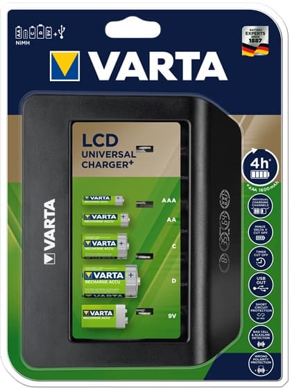 Зарядно устройство Varta 57688 101 401 LCD Universal Charger