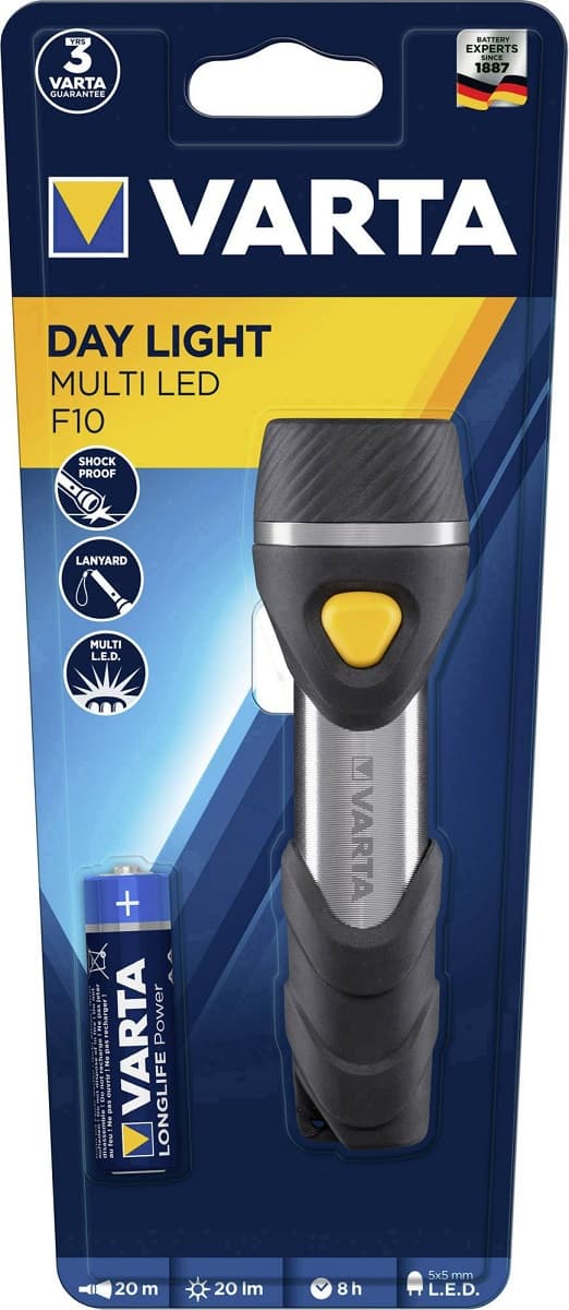 Фенер Varta 16631 Day Light Multi LED F10 
