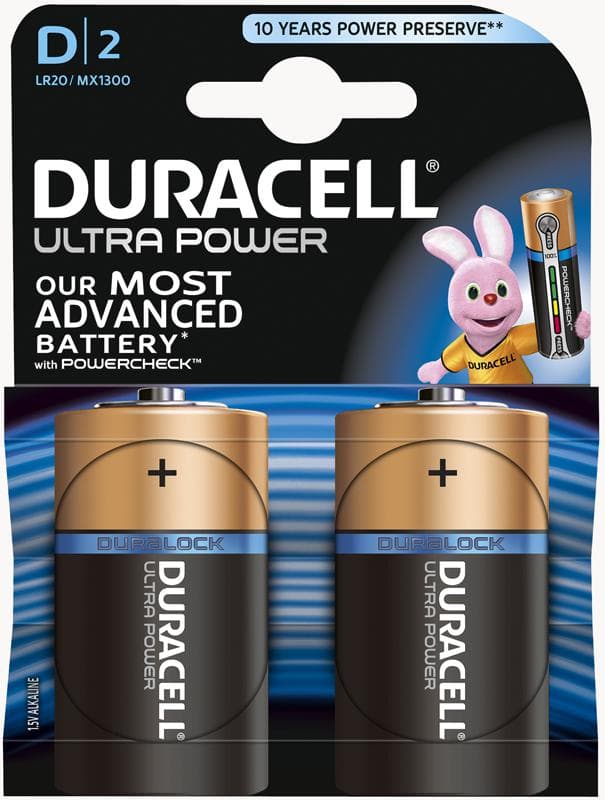 Батерия Duracell Ultra MX1300 D 2 броя