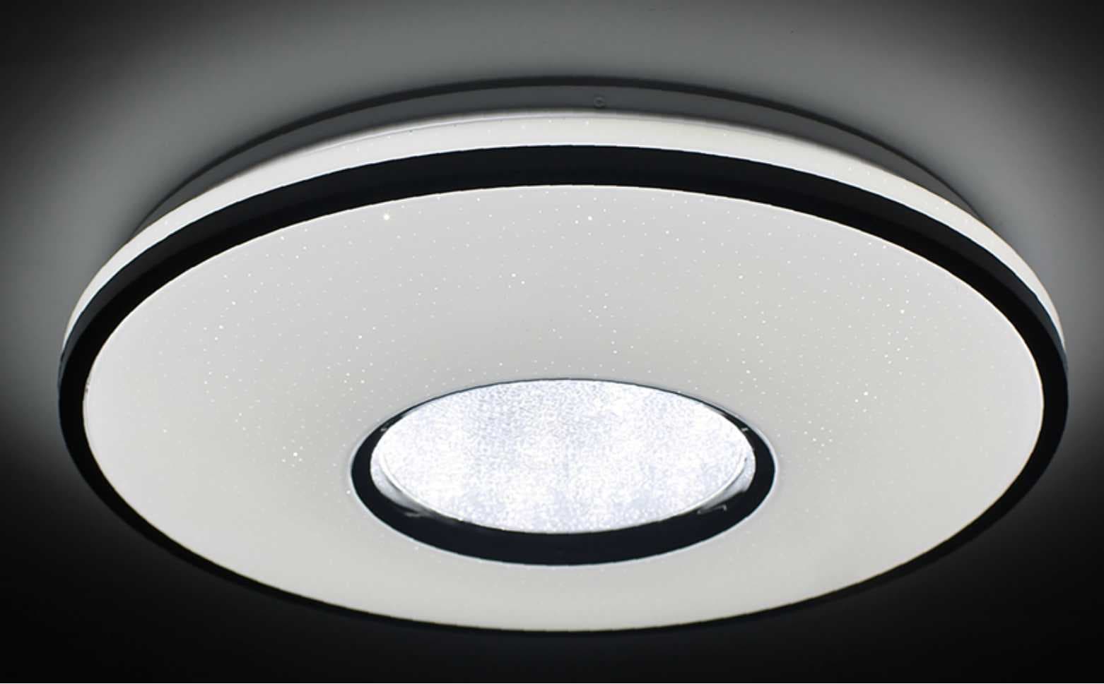 LED плафон LEDMax Double Ring + дистанционно управление 24W ø39см