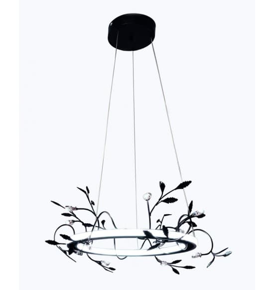 LED полилей Lightex Leaf  висящ 58W черен 