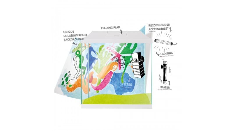 Аквариум AquaEL Aquarium Set Leddy Mini 30 White 12,6л 28х15х30см