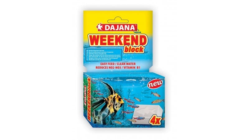Храна за рибки Dajana Pet Weekend Block / 4 броя