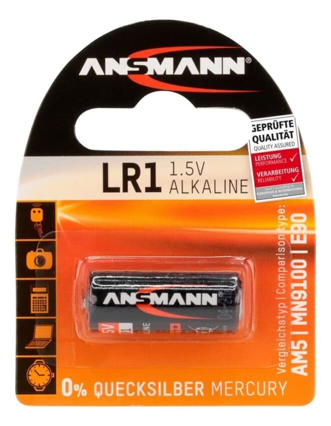 Специална алкална батерия Ansmann LR1 / 1.5V / 1 брой
