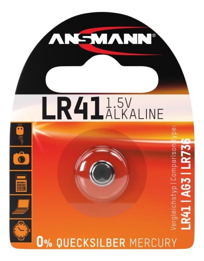 Специална алкална батерия Ansmann LR41 / 1.5V / 1 брой