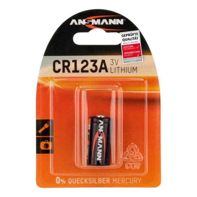 Специална литиева батерия Ansmann CR123 / 3V / 1 брой