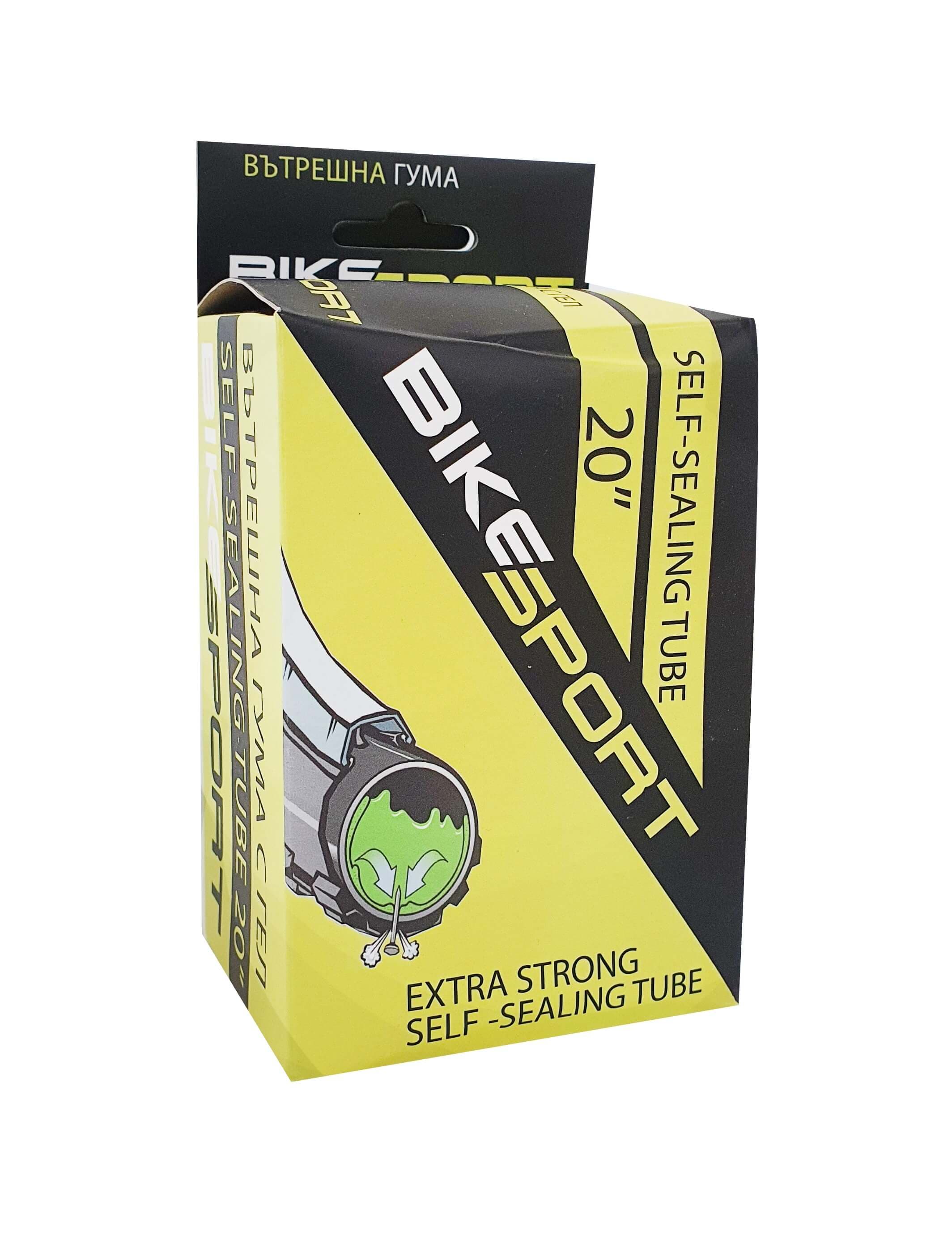 Вътрешна гума с гел Bikesport 20*1.95/2.125 AV 48