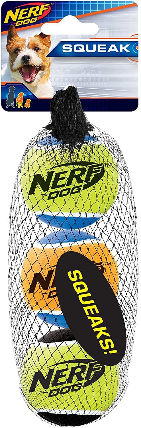 Играчка за кучета Nerf Squeak T Balls S / 3 броя