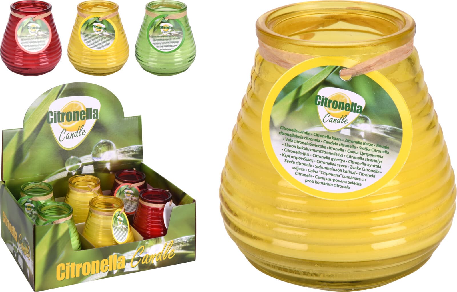 Свещ против насекоми в бурканче Citronella