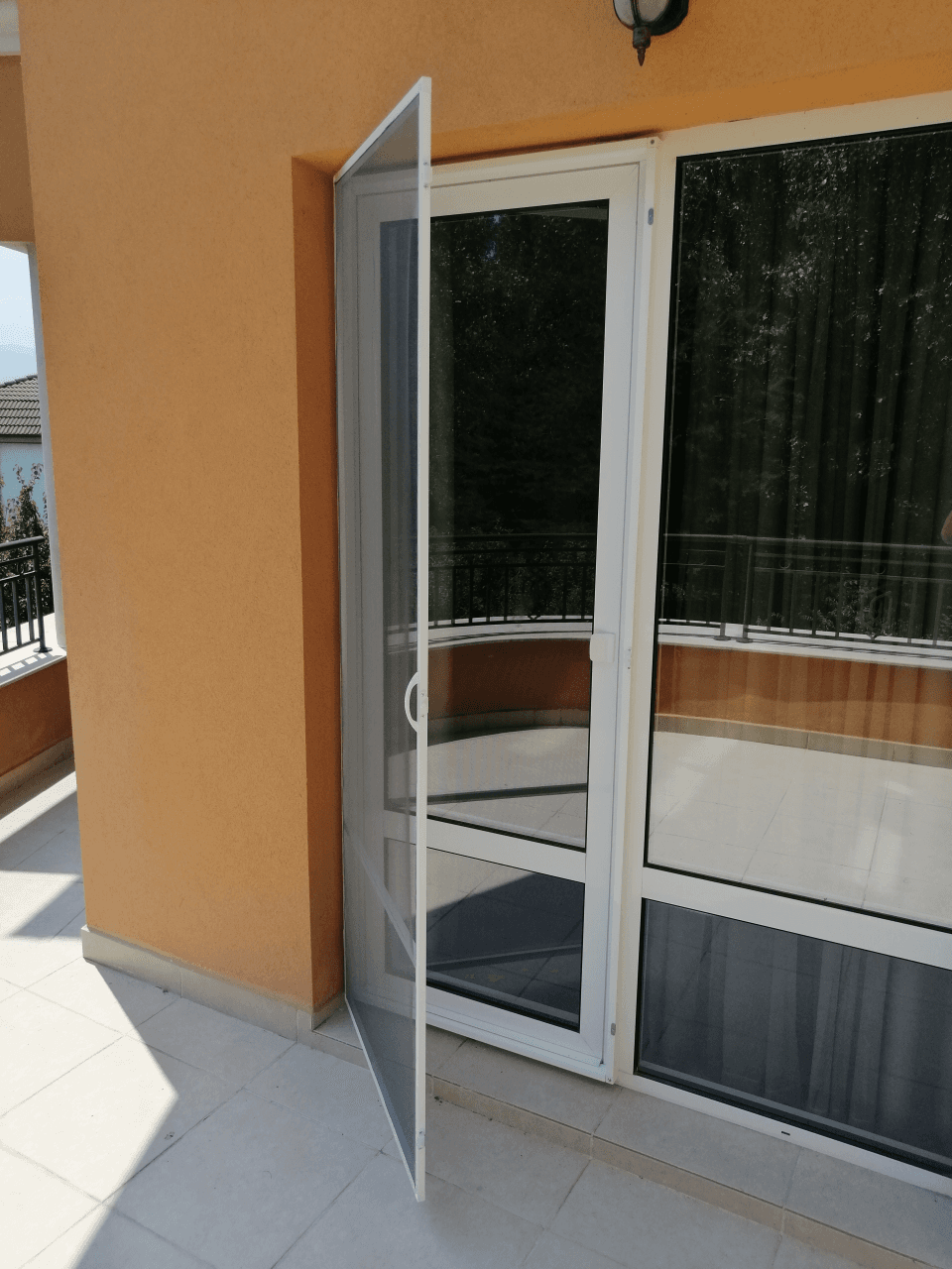 Комарник за врата Home Maister бял 230х75см