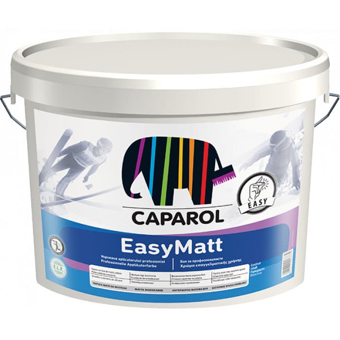 Акрилна интериорна боя Easy Mat бяла мат финиш 9л