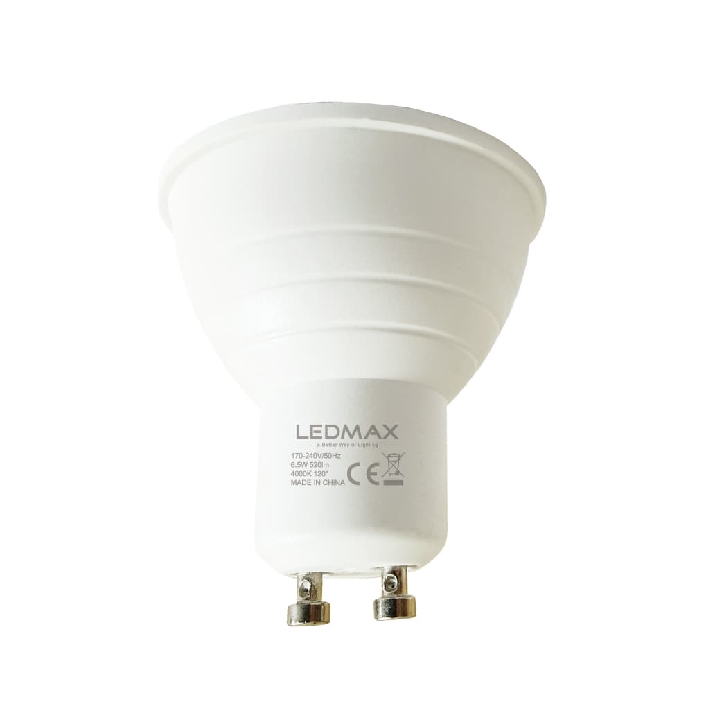 LED крушка LEDMax GU10 6,5W 4000K MR16