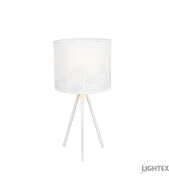 Настолна лампа Lightex Blanka 1xE14 бяла  