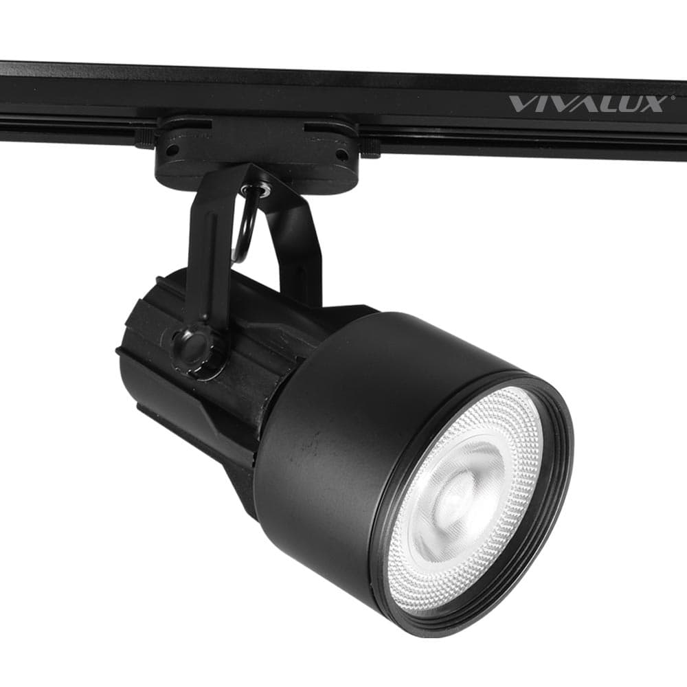 Спот за релсов монтаж Vivalux TL900 PAR30/BK TECHNO 1x60W Е27 черен