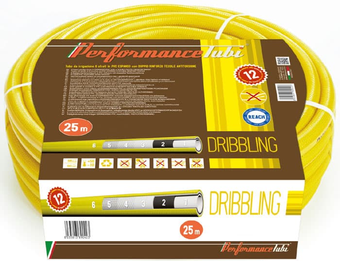Градински шестслоен маркуч Dribbling 3/4'' 25м 9-27 bar