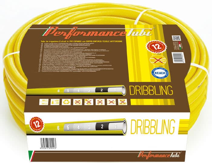 Градински шестслоен маркуч Dribbling 1/2'' 15м 12-36 bar