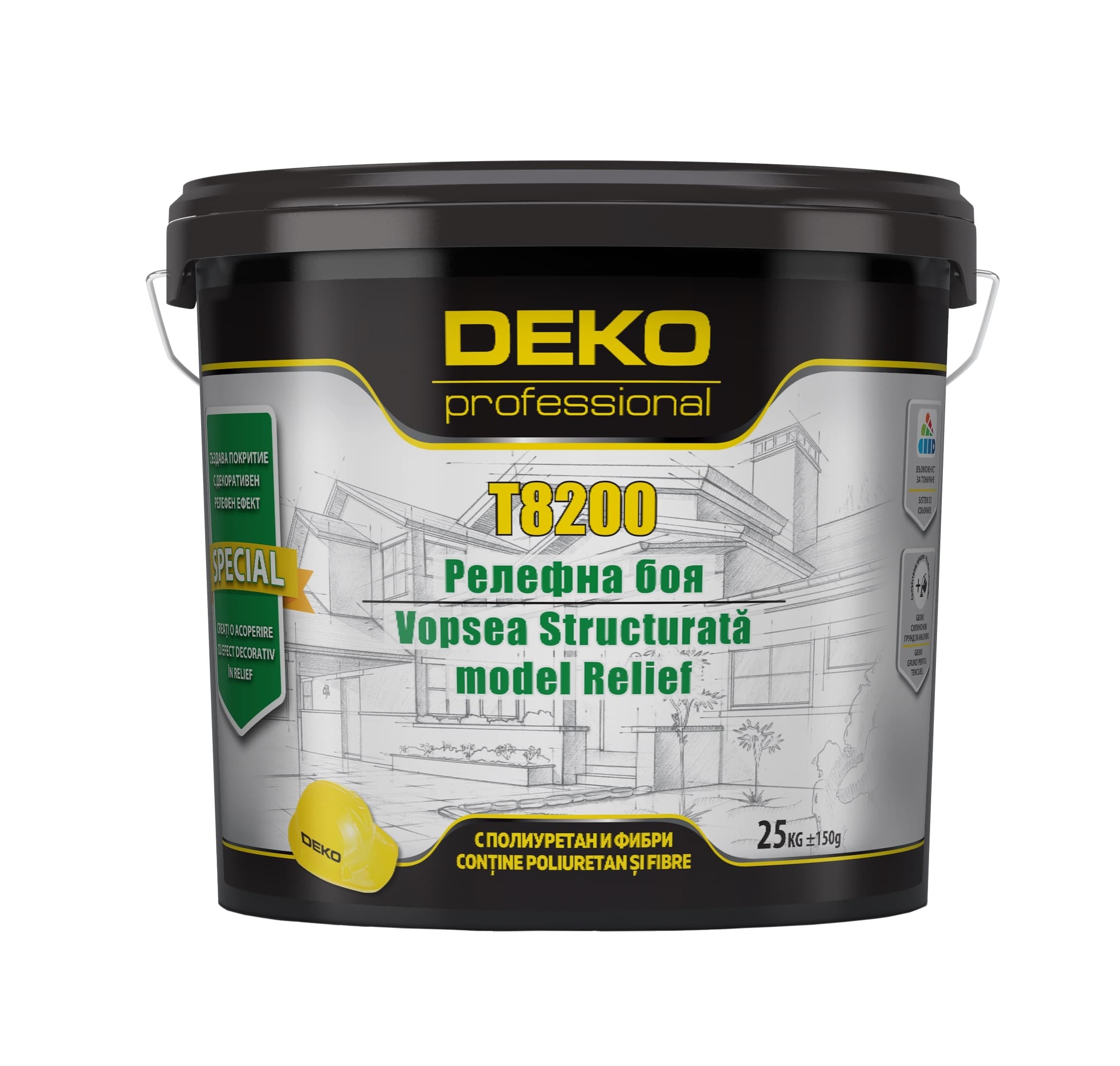 Декоративна релефна мазилка Deko Professional бяла 25кг