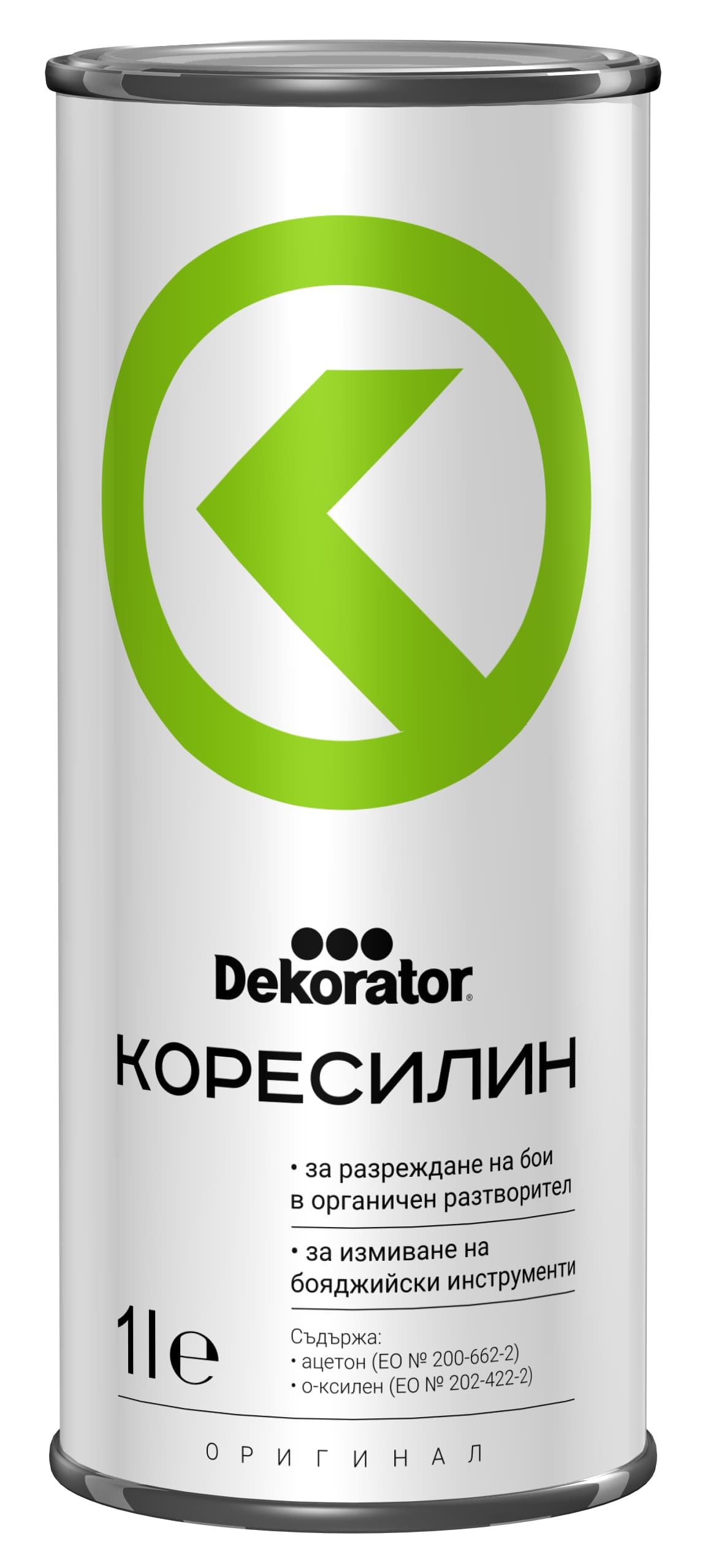 Коресилин в метална кутия Декоратор 1л