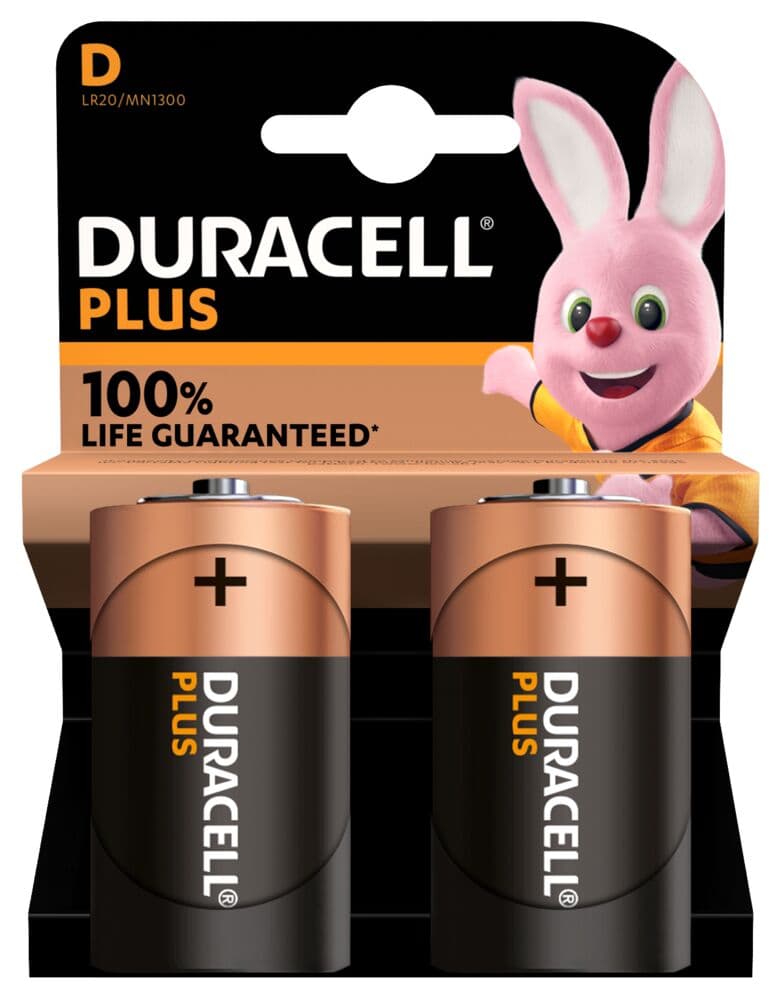Батерия Duracell Plus MN1300 D / 2 броя