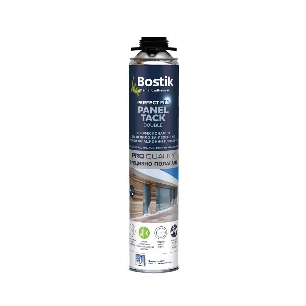 Професионално PU лепило Bostik Panel Tack Double 750мл