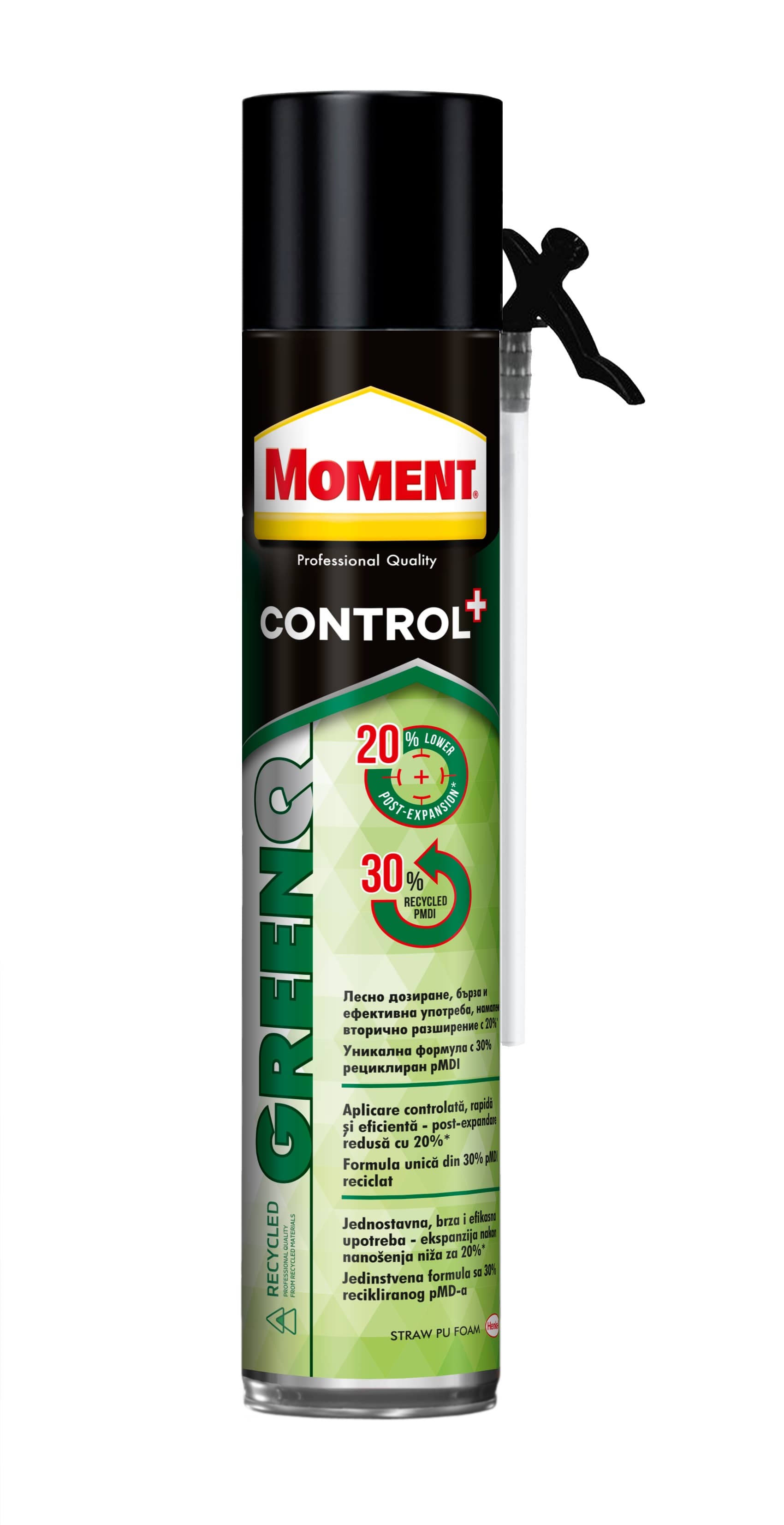 Ръчна PU пяна Moment GreenQ 650 мл