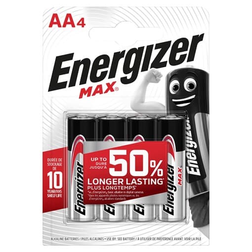 Батерия Energizer Max LR6 AA / блистер 4 броя