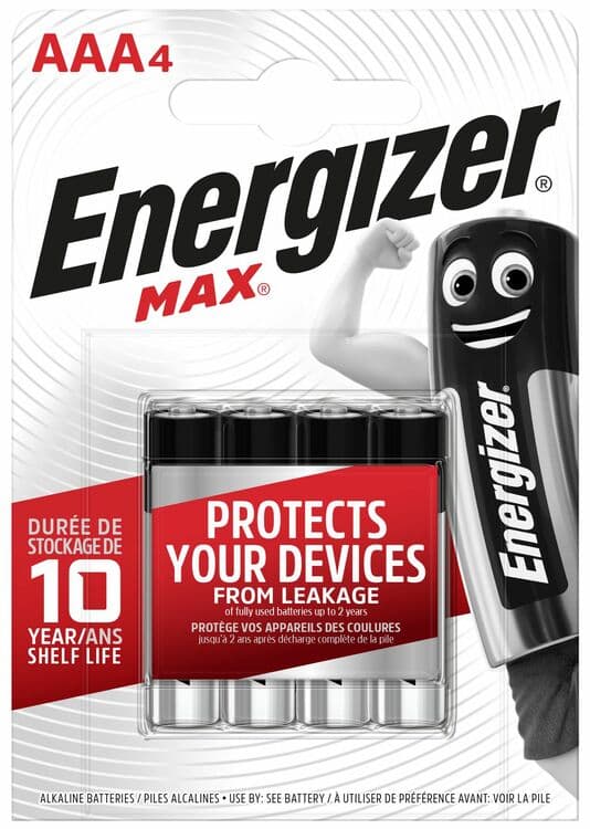 Батерия Energizer Max LR03 AАA / блистер 4 броя