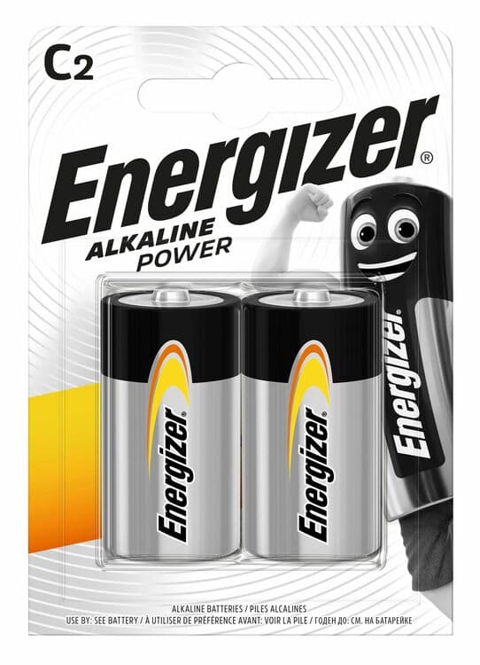 Алкална батерия Energizer Alkaline Power LR14 C блистер 2 броя
