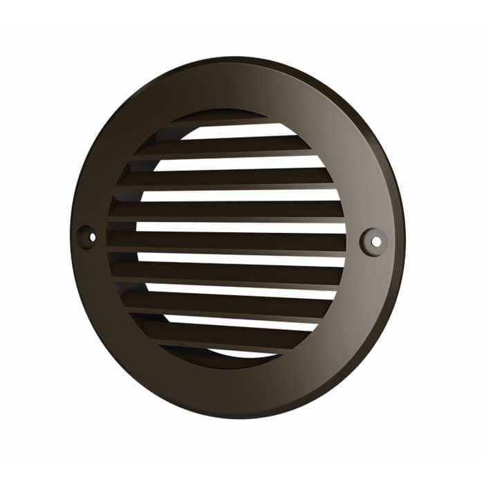 Декоративна решетка с фланец ASA plastic 12RKN D150 ø125мм кафява 