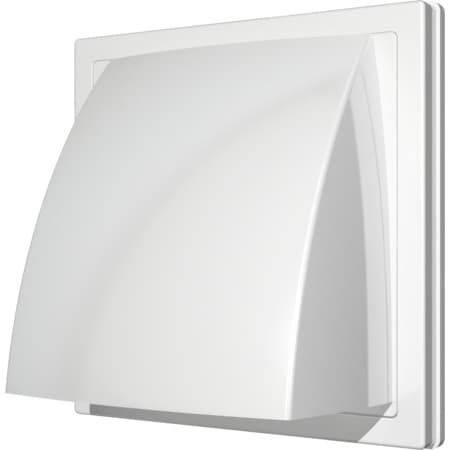 Изходна стенна клапа с фланец ASA plastic 1515K12.5FV ø125/212х212мм бяла 